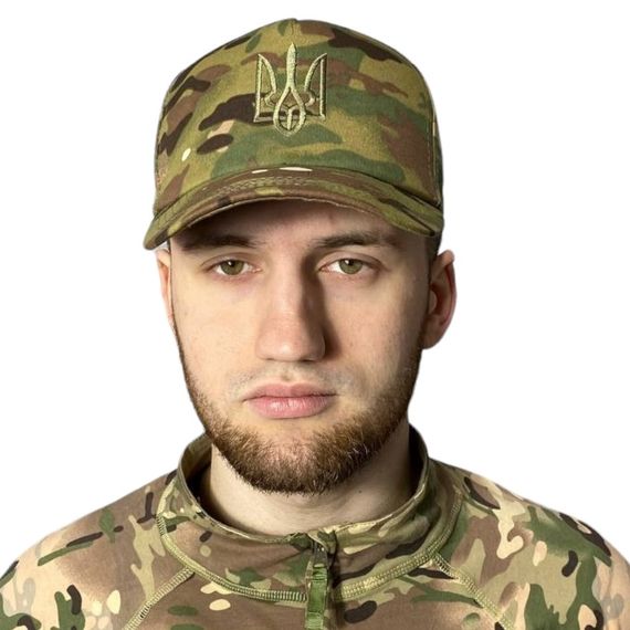 Кепка военная ВСУ герб мультикам (RA8931) | Зображення 3