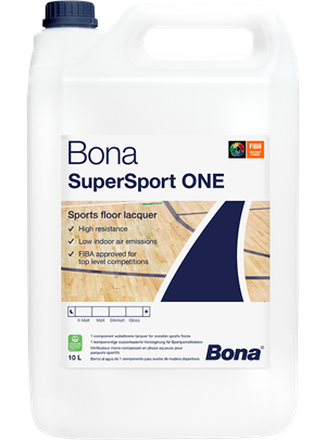Bona SuperSport ONE Лак однокомпонентний для спортзалів 10л