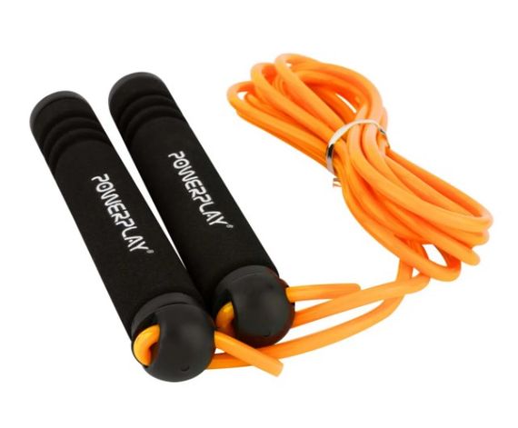 Скакалка PowerPlay 4205 Classic Plus Jump Rope Помаранчева 2,7 м (PP_4205_Orange) | Зображення 3
