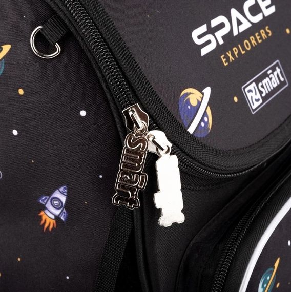 Рюкзак шкільний каркасний SMART 559005 Space, чорний | Зображення 3
