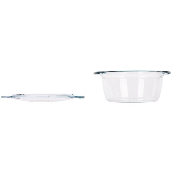 Форма для запекания жаропрочная стеклянная с крышкой круглая Simax 1.5 л 6666/6676 | Зображення 6