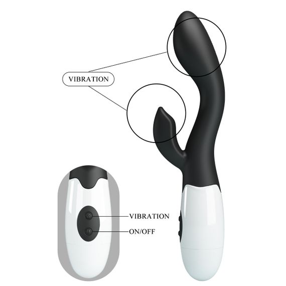 Вібратор - Pretty Love Brighty Vibrator Black Sex Aura | Зображення 9
