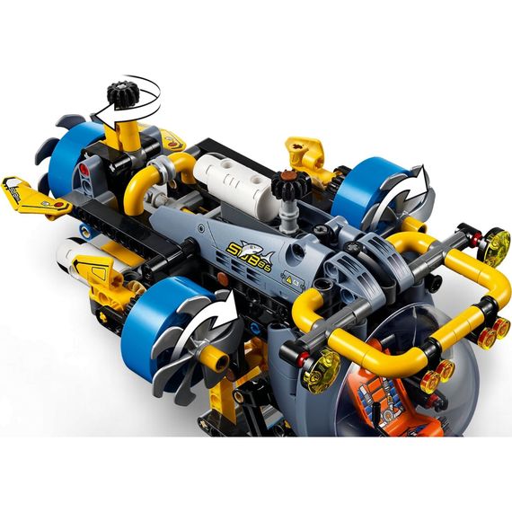 Конструктор LEGO Technic Глибоководний дослідницький підводний човен (42201) | Зображення 3