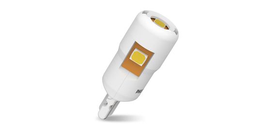 Комплект светодиодных ламп Philips 11961CU60X2 W5W (T10) LED white Ultinon Pro6000 SI 6000K WHITE | Зображення 2