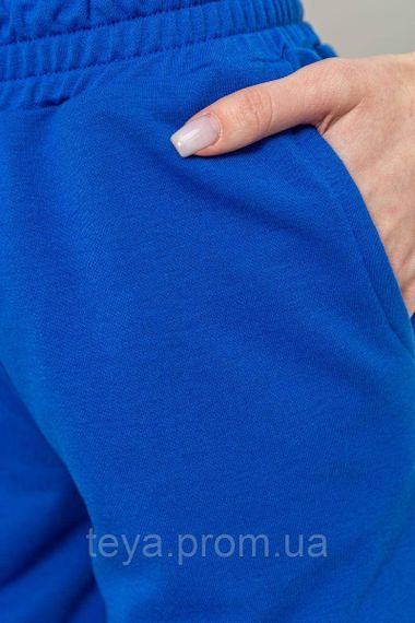 Спортивні штани жіночі двонитка колір синій розмір XXL-XXXL FA_002704 | Зображення 4
