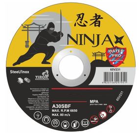 Диск отрезной металл нержавейка NINJA Ø-230х22.23х2,5мм VR-65V231