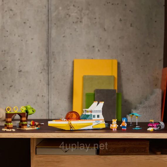 Конструктор LEGO Sonic the Hedgehog Човен із «Пригод Тейлза» 393 деталі (76997) | Зображення 5