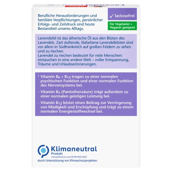 Вітаміни "Доппельгерц Екстракт лаванди + олія лаванди" Doppelherz Lavendel Extrakt + Öl | Зображення 2