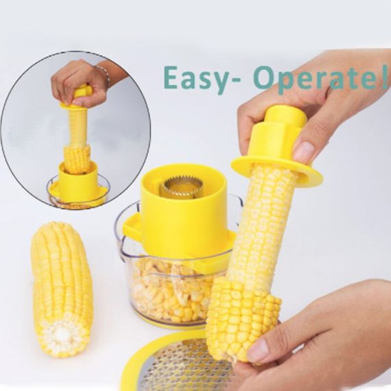 Терка з контейнером Corn Stripper з насадкою для очищення качанів кукурудзи | Зображення 1