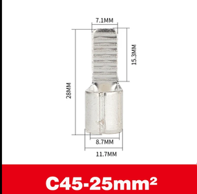 Обтискна клема наконечники C45-25mm2 для кабелю