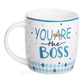 Чашка порцелянова BOSS 450 (мл) для чаю та кави RX-N240278YBOSS