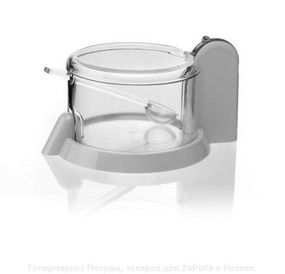 Сахарница Guzzini Forme Casa 16505433 15х12х8,5 см серая