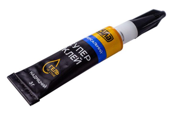 Супер клей 3г гель (планшет 6шт) СИЛА | Зображення 1