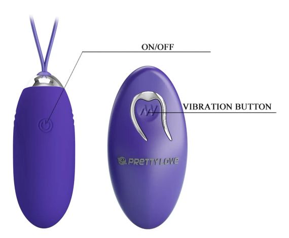 Віброяйце з дистанційним керуванням Pretty Love — Jenny Youth, BI-014362W-9L sexstyle | Зображення 7
