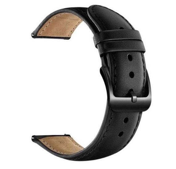 Кожаный ремешок Primo для часов Samsung Gear Sport (SM-R600) - Black | Зображення 2