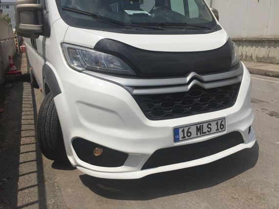 Передня накладка 2014-2023 (AMG, під фарбування) для Citroen Jumper 2007↗ та 2014↗ рр. | Зображення 1