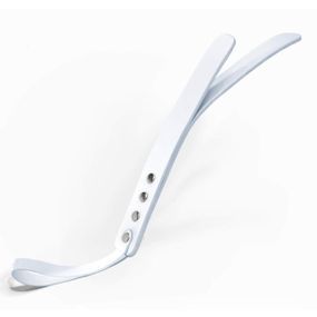 Падл двошаровий Feral Feelings Leather Mini Paddle White, натуральна шкіра Sex Aura