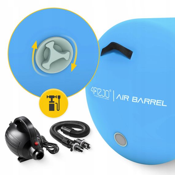 Повітряна бочка для гімнастики 4FIZJO Air Barrel 100 x 75 см Blue (P-5905973403115) | Зображення 7