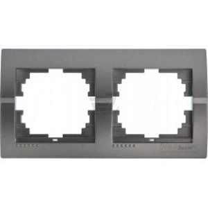 DERIY темно-сірий металік Рамка горизонтальна 2-я Лезард