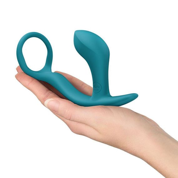 Анальна пробка з ерекційним кільцем Fun Factory BOOTIE RING Bottle Green Sex Aura | Зображення 4
