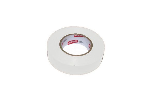 Лента изоляционная Apro - 20 м x 17 x 0,14 мм белая (ET-20W)