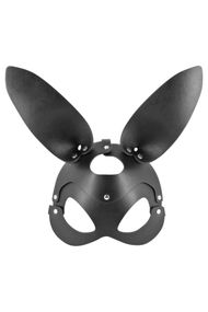 Маска зайчика Fetish Tentation Enjoy Pain Adjustable Bunny Mask, чорна