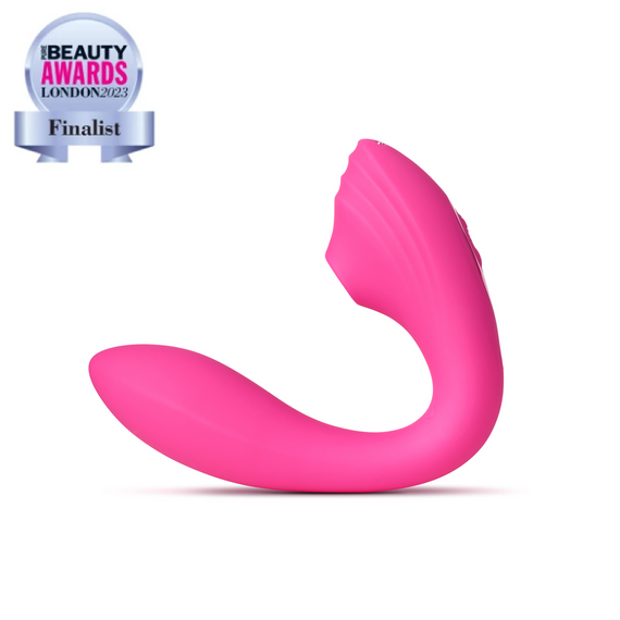 Вакуумний вібратор 2 в 1 Pearl Vibe, рожевий, So Divine (Велика Британія) Sex Aura | Зображення 1