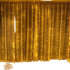 Світлодіодна USB гірлянда Штора 3х3 м, 300 LED, енергоефективна, XPRO (234563820_320)
