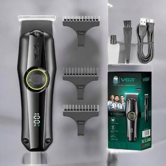 Електробритва акумуляторна +3 насадки VGR-905 Чорна