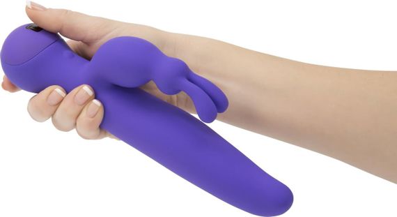 Вібратор-кролик Touch by SWAN Duo Purple — сенсорне управління, ротація та глибока вібрація | Зображення 4