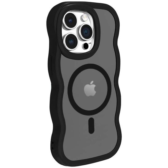 Чехол TPU+PC Undine with MagSafe для Apple iPhone 14 Pro Max (6.7") Black | Зображення 1