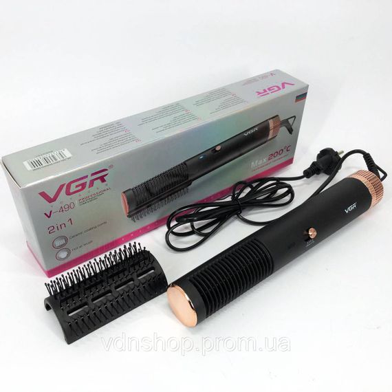 Стайлінг для укладання волосся VGR V-490, Портативний фен з насадками, Фен з різними режимами KX-70