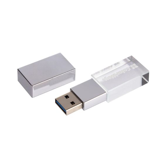 USB флеш накопичувач ColorWay 64GB ColorWay Crystal USB 3.0 (CW-USBCL64) | Зображення 2