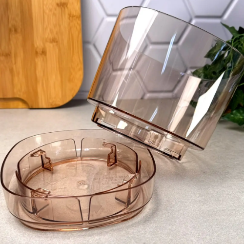 Вазон Pera Орхідея 2,3л карамельно-бурштиновий прозорий ELIF | Зображення 2