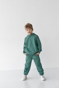 Дитячий спортивний костюм для хлопчика м'ята р.128 439847