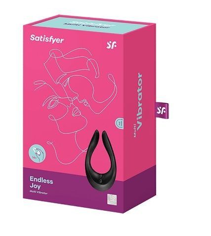 Вибромассажер для двоих Satisfyer Endless Joy, черный sexstyle | Зображення 7
