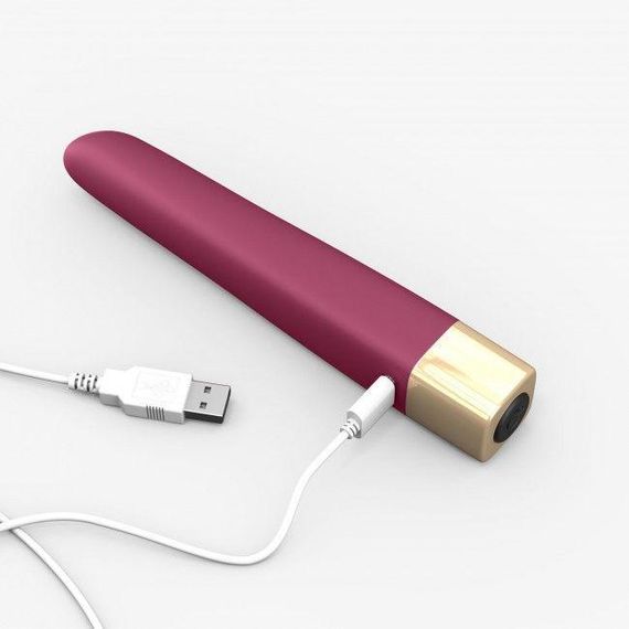 Потужний мінівібратор Love To Love Delight Me з м'яким кінчиком, 16 режимів роботи, Червоний | Зображення 2