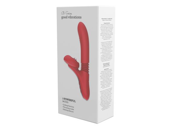 Вибратор для двойной стимуляции Silicone Vibrator 7 Powerful Modes Sex Aura | Зображення 2