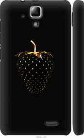 Чохол на Lenovo A536 Чорна полуниця "3585m-149-24368"