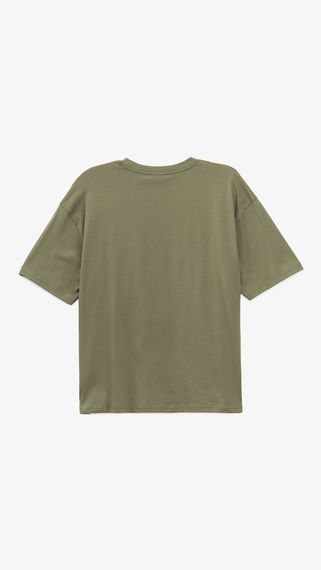 Футболка однотонна чоловіча GENUA G01222-0043 XL Хакі shop (2000999469398) | Зображення 2