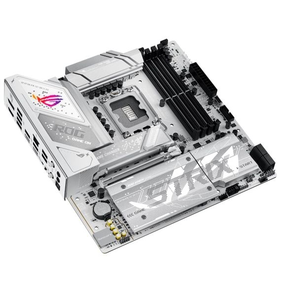 Материнcкая плата ASUS ROG STRIX B860-G GAMING WIFI s1851 B860 4xDDR5 M.2 DP HDMI USB Type-C Wi-Fi BT mATX белый 90MB1JF0-M0EAY0 | Зображення 5