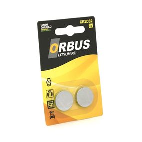 Батарейка литиевая Orbus CR2032.2 шт в блистере,цена за блистер