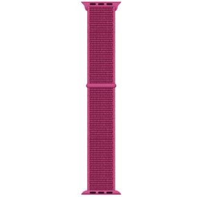 Ремешок Nylon для Apple Watch 42(ser.1-3)/44/45/46/49mm Малиновый / Dragon Fruit
