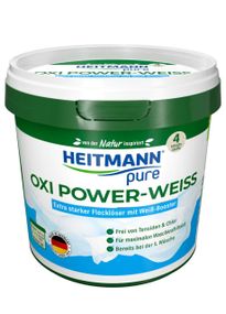Кисневий порошок для для виведення плям для білої білизни Heitmann Oxi Power Weiss 500 г