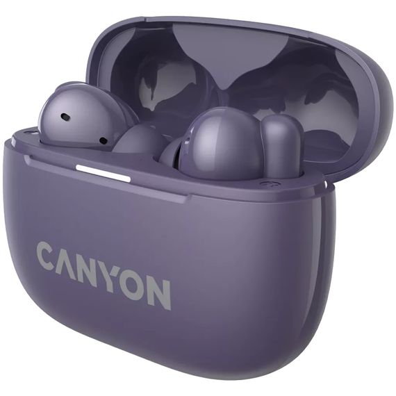 Навушники Canyon TWS-10 OnGo ANC ENC Purple (CNS-TWS10PL) | Зображення 1