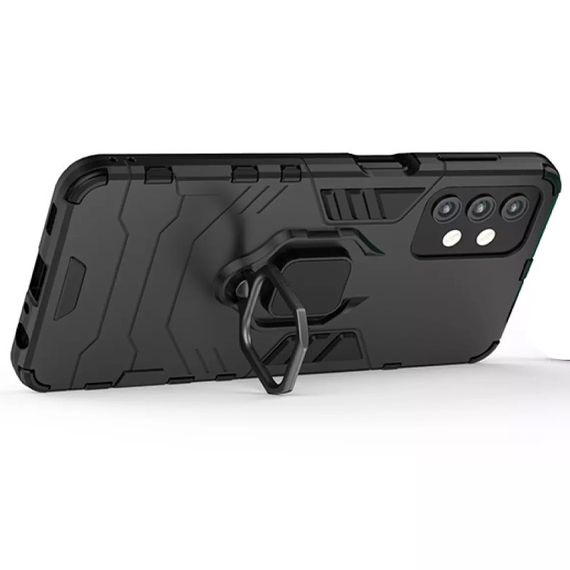 Протиударний чохол з підставкою (Ударостійкий) для Samsung Galaxy A32 4G Black | Зображення 2
