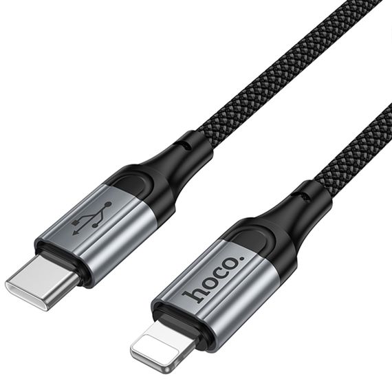 Дата кабель Hoco X121 Nuevo Type-C to Lightning 27W (1.5m) Black | Зображення 4
