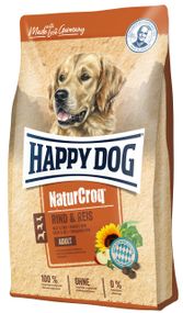 Сухий корм для собак з яловичиною Happy Dog NaturCroq Rind & Reis, 15 кг