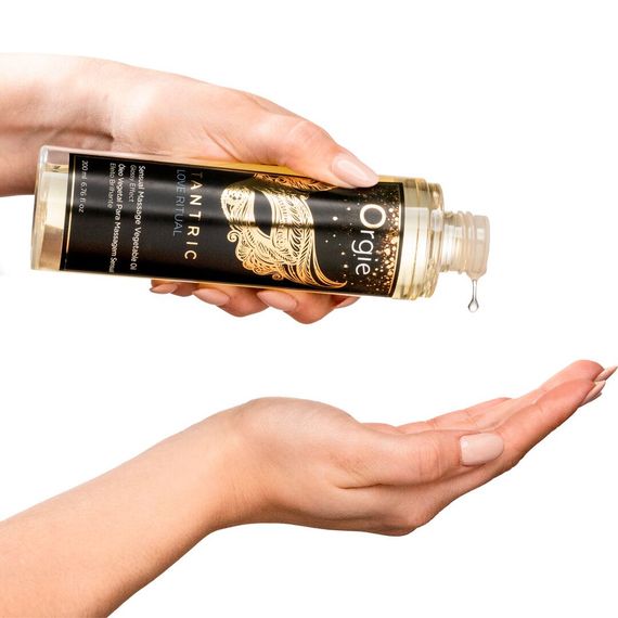 Масажна олія Orgie – Tantric Love Ritual (200 мл), для тантричного масажу, зволоження | Зображення 1