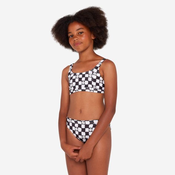 Верх купальника Nora для дівчат білий з чорним - 14-15 р 160-66 см | Зображення 3